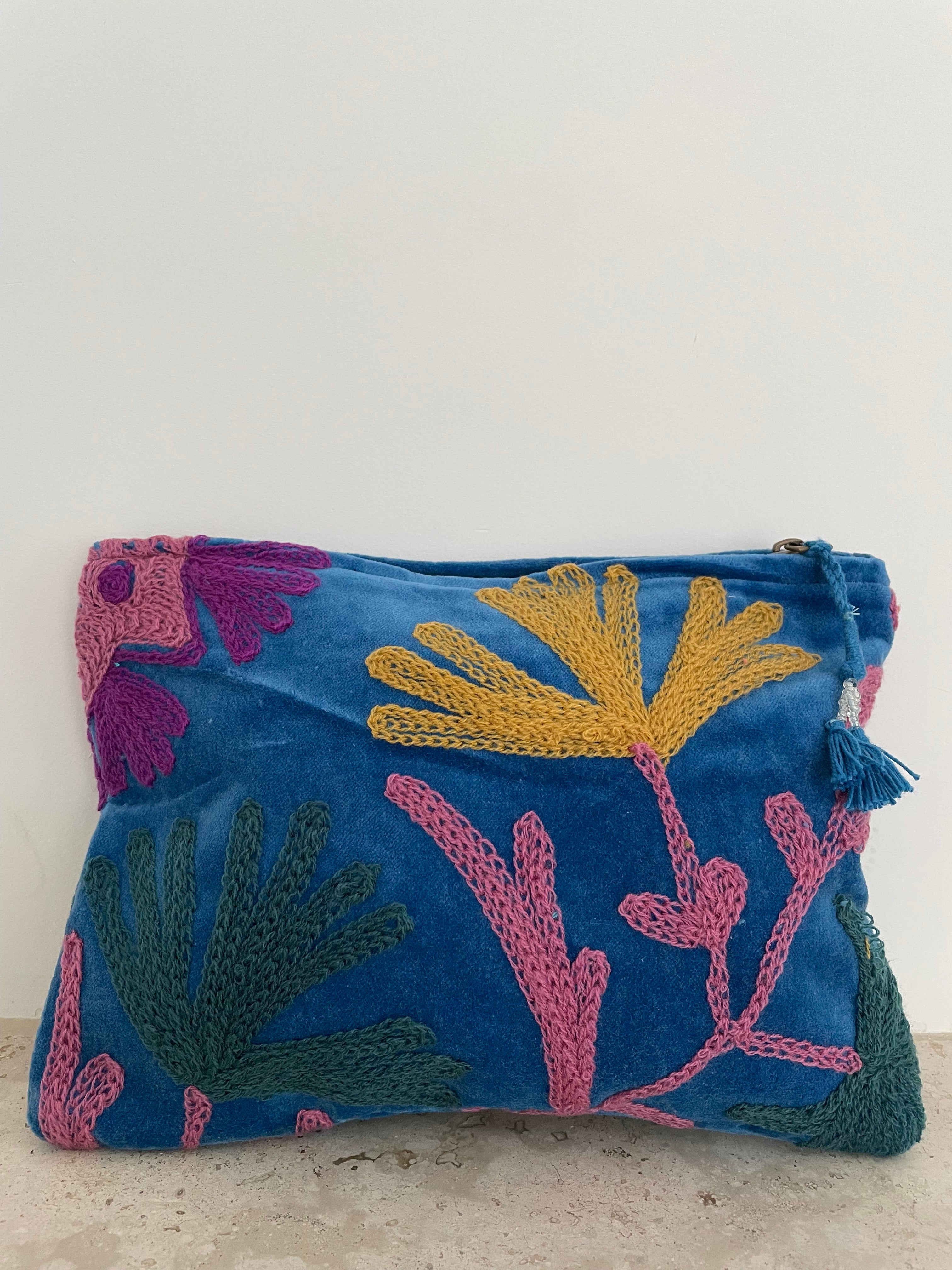 Cartera “Asia”Azul